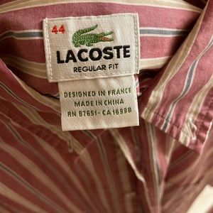 Lacoste causal Shirt excellent condition